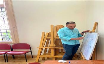 ورشة رسم للأطفال بمركز الإبداع الفني بدمنهور