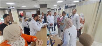 وكيل صحة الغربية يتفقد مستشفى طنطا العام لمتابعة انتظام العمل في ثاني أيام عيد الأضحى