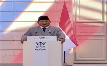 رئيس إندونيسيا: لا سلام دون حل الدولتين واستقلال فلسطين.. والاستقرار في الشرق الأوسط مصلحة مشتركة