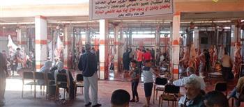 محافظ الغربية يتابع ذبح 615 أضحية بالمجازر الحكومية في ثاني أيام العيد