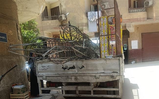 خلال حملة مكبرة بمناطق الكونيسة وخلف مترو الجيزة.. ضبط 33 حالة إشغال ومصادرة 170 مصدر إشغال