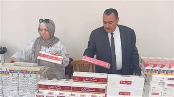تموين الإسماعيلية يضبط عدد 2779 علبة سجائر بعضها مجهولة المصدر وغير مصرح بتداولها في الأسواق