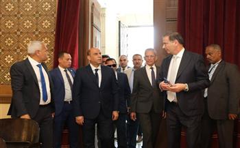 وزراء الزراعة والعمل وشؤون المجالس النيابية ومحافظ الجيزة يتفقدون المتحف الزراعي ومعرض زهور الربيع