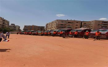 محافظ الجيزة: بدء تطبيق منظومة نظافة متكاملة بهضبة الأهرام