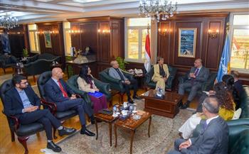 محافظ الإسكندرية يبحث مع سفيرة الاتحاد الأوروبي تعزيز التعاون المشترك ودعم التنمية المستدامة