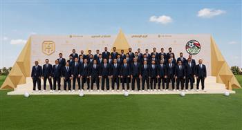 جلسة تصوير رسمية لبعثة منتخب مصر قبل السفر إلى أمريكا لخوض بطولة كأس العالم  
