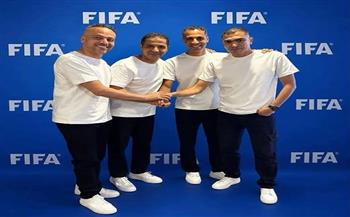 رباعي التحكيم المصري يغادر إلى أمريكا للمشاركة في كأس العالم 2026