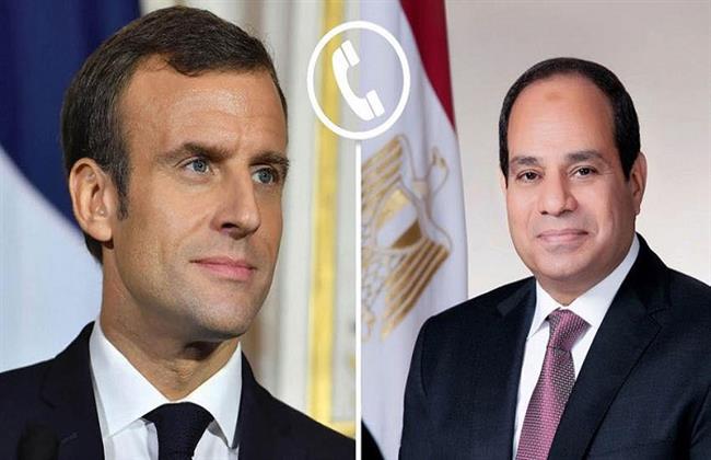 الرئيس السيسي يجدد التأكيد لماكرون على اعتزاز مصر بالشراكة الاستراتيجية الشاملة القائمة مع فرنسا