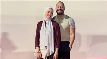 عمرو وهبة يحتفل بعيد ميلاد زوجته