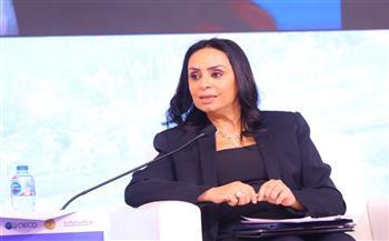 وزيرة التضامن تشارك بجلسة "تعزيز التنمية المستدامة" ضمن فعالية البرنامج القطري مع منظمة التعاون الاقتصادي