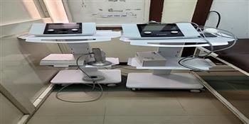 محافظ المنوفية: تركيب وتشغيل أجهزة تيارات كهربية وموجات صوتية والمصباح الشقي بمجمع عيادات أبو بكر الصديق 