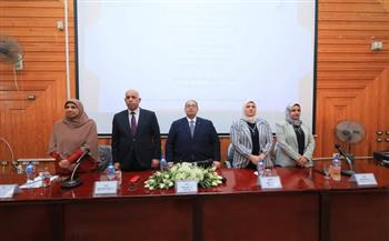 رئيس جامعة كفر الشيخ يشهد فعاليات اليوم العلمي الأول لطلاب الدراسات العليا بكلية التربية النوعية