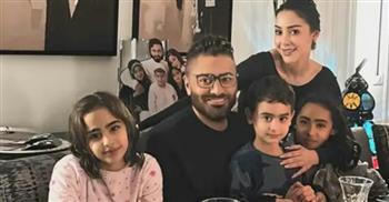 تامر حسني  وبسمة بوسيل يحتفلان بعيد ميلاد  ابنتهما