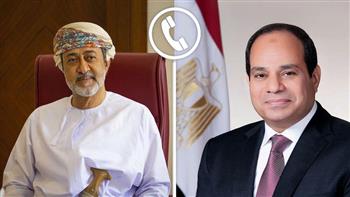 الرئيس السيسي يجري اتصالًا هاتفيًا مع سلطان سلطنة عُمان