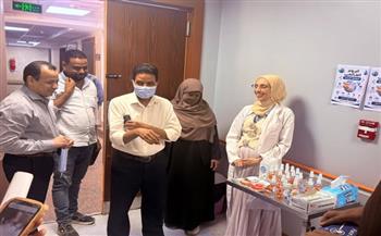 وكيل صحة الأقصر يتفقد مستشفى الحميات وختام قافلة مركز شباب الزينية بحري