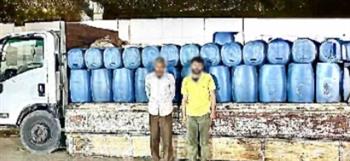 ضبط شخصين بحوزتهما 7 آلاف لتر سولار قبل بيعها في السوق السوداء بالأقصر