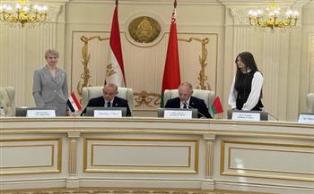 وزير الاستثمار يوقع بروتوكول تعاون شامل مع نظيره البيلاروسي لتعزيز التكامل الاستثماري