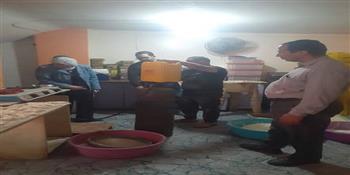ضبط 5 أطنان أرز مجهولة المصدر في حملة تموينية بالمنوفية
