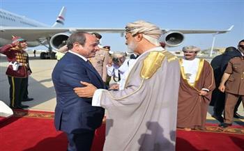  الرئيس السيسي وسلطان عمان يشددان على أهمية دعم جهود تسوية الأزمة الراهنة بالمنطقة عبر المفاوضات 