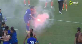 بترول أسيوط يحتفل بالتأهل للدوري الممتاز في ملعب المنصورة