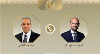 وزير الخارجية يبحث مع نظيره الفرنسي العلاقات الثنائية ومستجدات الأوضاع في المنطقة