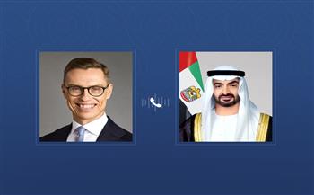 رئيسا الإمارات وفنلندا يبحثان مختلف مسارات التعاون والعمل المشترك