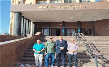رئيس الإذاعة المصرية يتفقد إذاعة وسط الدلتا بطنطا لمتابعة سير العمل