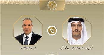 عبدالعاطي يبحث مع رئيس مجلس الوزراء القطري خفض التصعيد الإقليمي