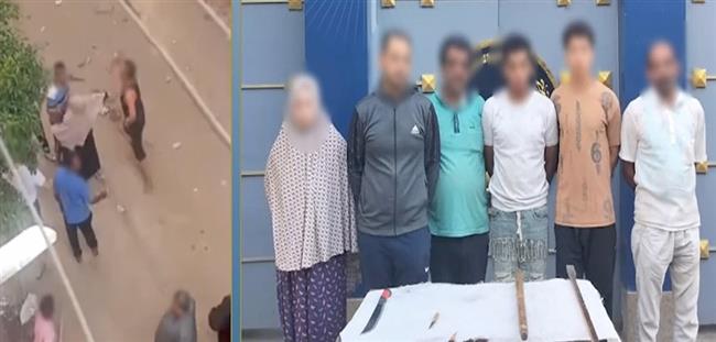 ضبط طرفي مشاجرة بالأسلحة البيضاء والعصي الخشبية ببني سويف