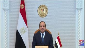 الرئيس السيسي يشاهد فيديو تسجيلي حول تاريخ جامعة سنجور