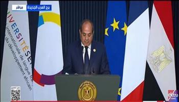  الرئيس السيسي: أشكر الرئيس الفرنسي على دوره في دعم التعاون التعليمي والثقافي