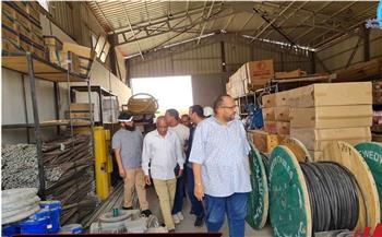 رئيس مياه سوهاج يتفقد أعمال إحلال وتجديد محطة معالجة صرف الكولا