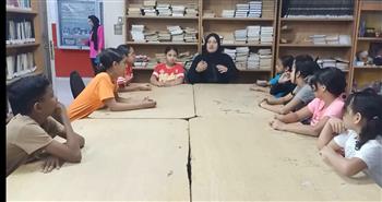 ورشة حكي بمكتبة بولاق الدكرور الثقافية تستعرض إنجازات الدولة المصرية في التنمية الشاملة