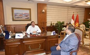 محافظ بورسعيد يستقبل النائب عادل اللمعي عضو مجلس النواب 