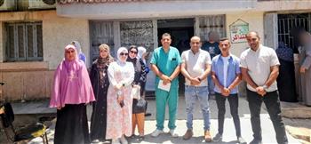 مبادرة «حياة كريمة» بالشرقية تقدم الخدمة الطبية لأكثر من ٢١٦٠ مريض بقرية الظواهري التابعة لمركز ههيا 