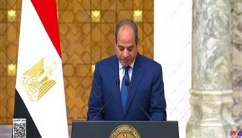 الرئيس السيسي: مباحثاتي مع الرئيس تشيسيكيدي كانت مثمرة وتعكس حرص البلدين على تعزيز الشراكة الاستراتيجية