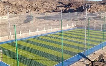 وزارة الشباب والرياضة تُنهي أعمال إنشاء ملعب مركز شباب الطرفة بسانت كاترين