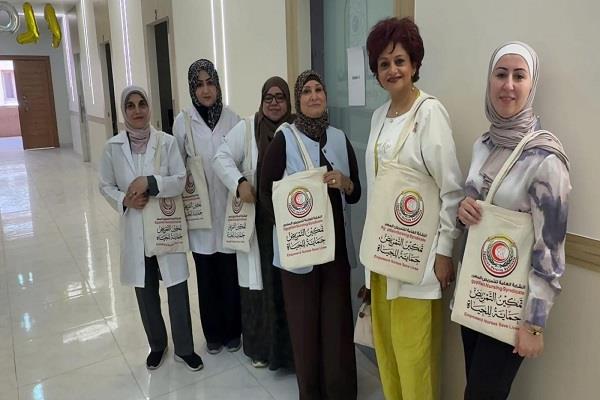 نقيب التمريض تشارك في امتحانات البورد العربي لتخصص تمريض الطوارئ والكوارث بجامعة العاصمة