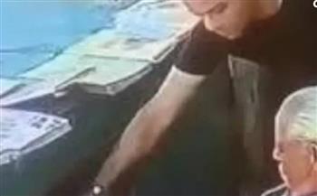 حبس المتهم بسرقة بائع جرائد في حلوان سنة مع الشغل بعد ضبطه وإثبات الجريمة بالكاميرات