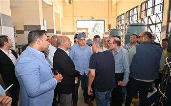 وزير الري يتفقد حالة المنظومة المائية بمحافظة السويس