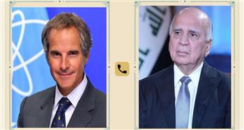 وزير الخارجية العراقي يؤكد لـ "جروسي" رفض بغداد توسيع رقعة الحرب ودعمها استقرار المنطقة