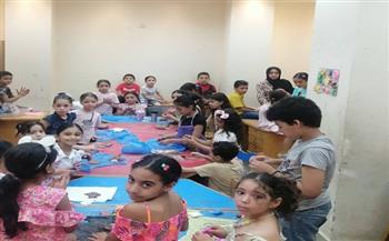 إقبال كبير على ورشة تشكيلات بالصلصال والطين الأسواني بقصر ثقافة الأنفوشي