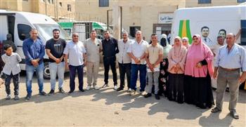  «حياة كريمة» تقدم الخدمة الطبية لأكثر من ١٧٠٠ مريض   بقافلة وحدة المنشر التابعة لمركز أولاد صقر  بمحافظة الشر
