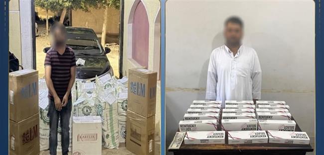 ضبط أكثر من 12 ألف عبوة سجائر مهربة قبل طرحها بالسوق السوداء بمطروح
