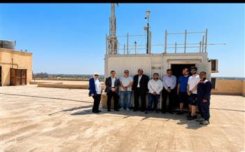 وزيرة التنمية المحلية والبيئة تعلن تطوير محطة رصد الهواء بجامعة كفر الشيخ بأحدث تقنيات قياس التلوث