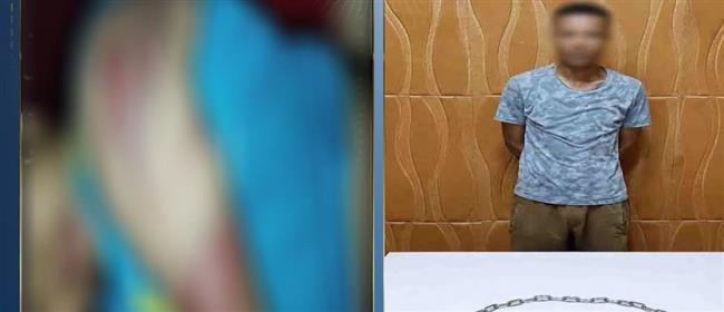 ضبط متهم بالتعدي على طفل بسلسلة حديدية في الجيزة