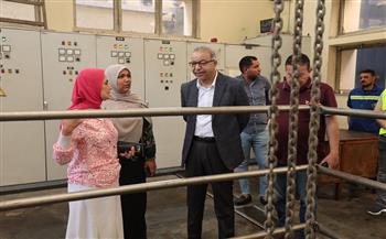 رئيس صرف الإسكندرية يتفقد محطة رفع (2) بالمنتزه أول لمتابعة جاهزية التشغيل   