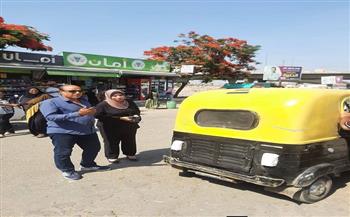 محافظ الدقهلية يتابع جهود حملة التصدي لأجهزة الصوت والتلوث السمعي والاشغالات بمركز المنصورة