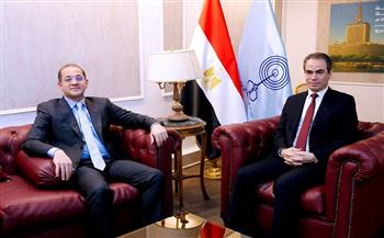 رئيس الهيئة الوطنية للإعلام يستقبل وزير المالية قبيل بدء صالون ماسبيرو الثقافي