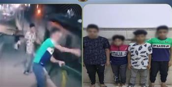 ضبط 4 أطفال بالشرقية بعد إلقاء أكياس مياه على قطار أثناء مروره من أعلى كوبري